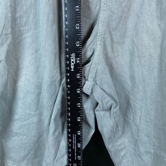 Raw X Mens Shorts Green Relaxed Fit Cargo 100% Cotton Belted Denim 48x11 - Picture 10 of 16